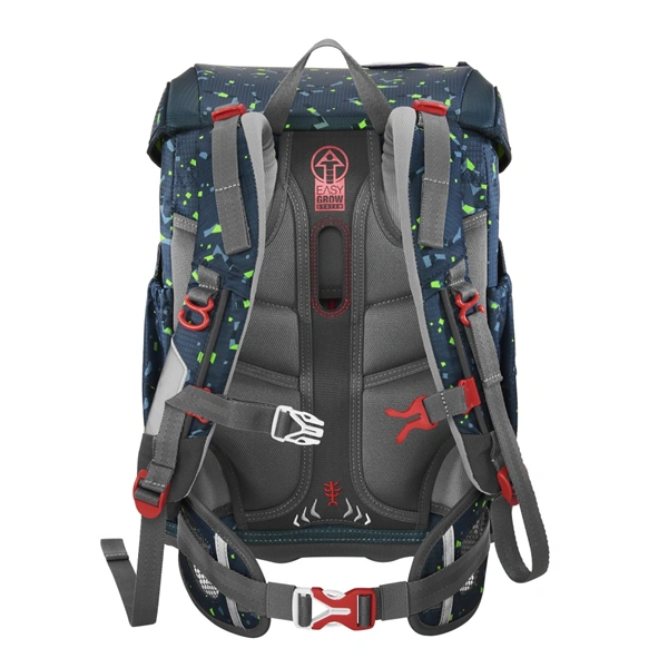 Školní aktovka Step by Step CLOUD, Bagger Rocco - 5 dílný set, AGR certifikát