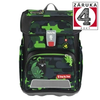 Školní aktovka Step by Step CLOUD, Black Cat Chiko - 5 dílný set, AGR certifikát