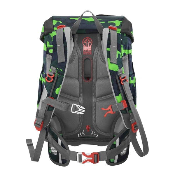 Školní aktovka Step by Step CLOUD, Black Cat Chiko - 5 dílný set, AGR certifikát