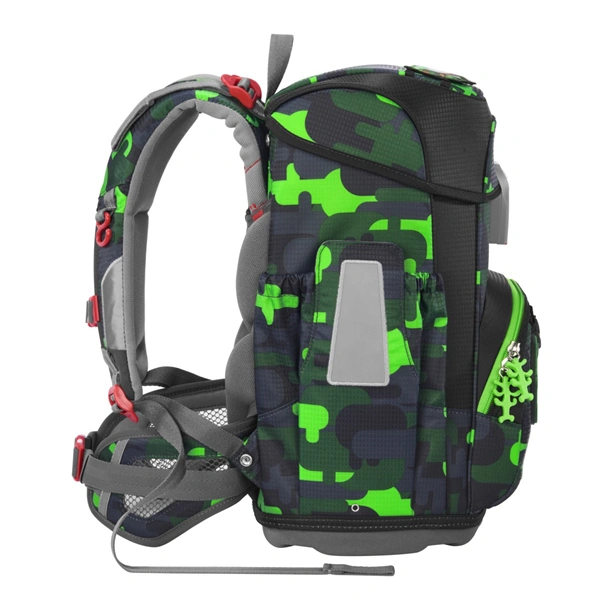 Školní aktovka Step by Step CLOUD, Black Cat Chiko - 5 dílný set, AGR certifikát