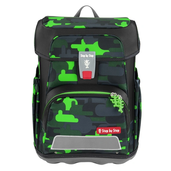 Školní aktovka Step by Step CLOUD, Black Cat Chiko - 5 dílný set, AGR certifikát