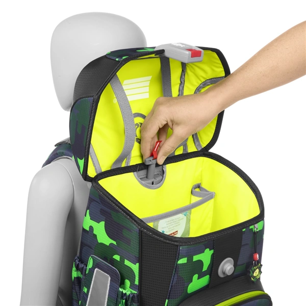 Školní aktovka Step by Step CLOUD, Black Cat Chiko - 5 dílný set, AGR certifikát