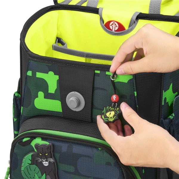 Školní aktovka Step by Step CLOUD, Black Cat Chiko - 5 dílný set, AGR certifikát