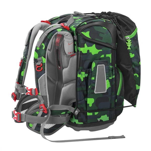 Školní aktovka Step by Step CLOUD, Black Cat Chiko - 5 dílný set, AGR certifikát