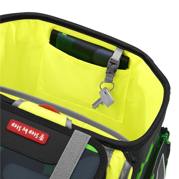 Školní aktovka Step by Step CLOUD, Black Cat Chiko - 5 dílný set, AGR certifikát