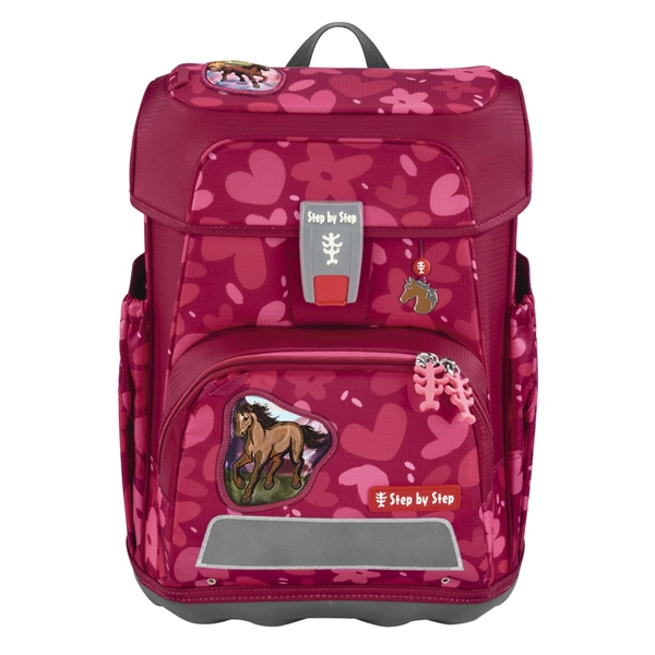 Školní aktovka Step by Step CLOUD, Wild Horse Nora - 5 dílný set, AGR certifikát