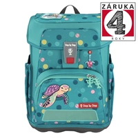 Školní aktovka Step by Step CLOUD, Turtle Josie - 5 dílný set, AGR certifikát