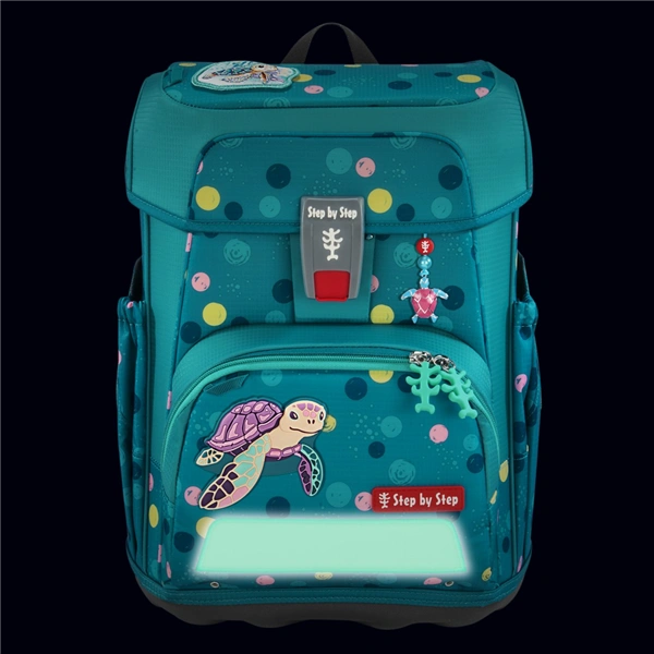 Školní aktovka Step by Step CLOUD, Turtle Josie - 5 dílný set, AGR certifikát