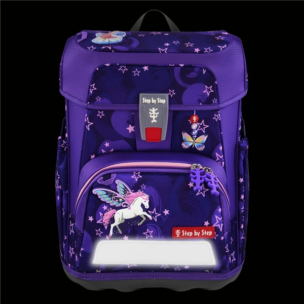 Školní aktovka Step by Step CLOUD, Pegasus Liv - 5 dílný set, AGR certifikát