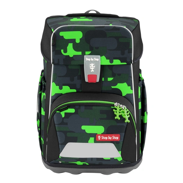 Školní aktovka Step by Step GIANT, Black Cat Chiko - 5 dílný set, AGR certifikát