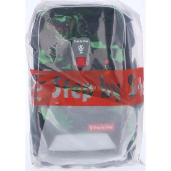 Školní aktovka Step by Step GIANT, Black Cat Chiko - 5 dílný set, AGR certifikát