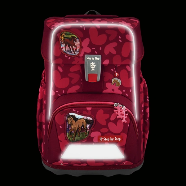 Školní aktovka Step by Step GIANT, Wild Horse Nora - 5 dílný set, AGR certifikát