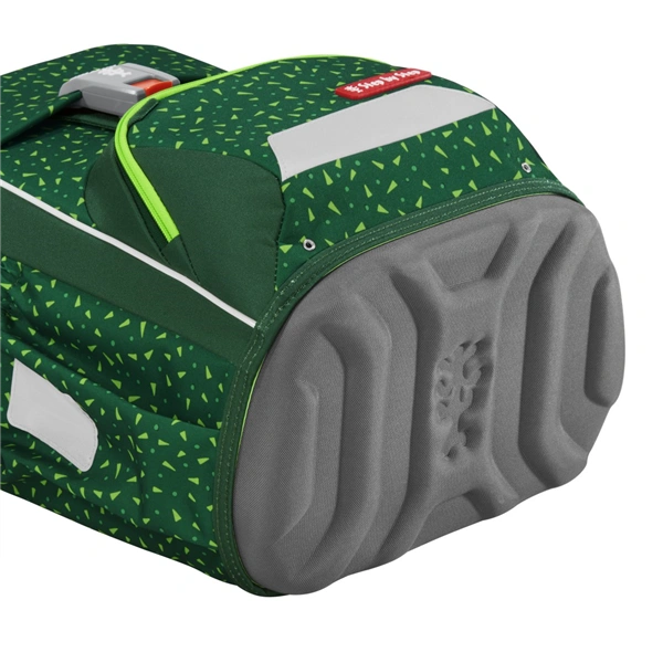 Školní aktovka Step by Step BASIS, Green Graphics - 4 dílný set, AGR certifikát