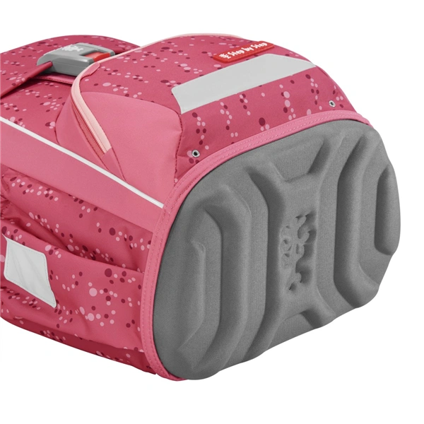 Školní aktovka Step by Step BASIS, Pink Bubbles - 4 dílný set, AGR certifikát