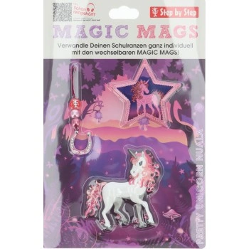 Doplňková sada obrázků MAGIC MAGS, Pretty Unicorn Nuala, pro aktovky a batohy Step by Step