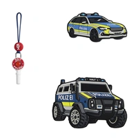 Doplňková sada obrázků MAGIC MAGS, Police Truck Charly, pro aktovky a batohy Step by Step