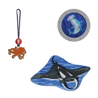 Doplňková sada obrázků MAGIC MAGS, Manta Rio, pro aktovky a batohy Step by Step