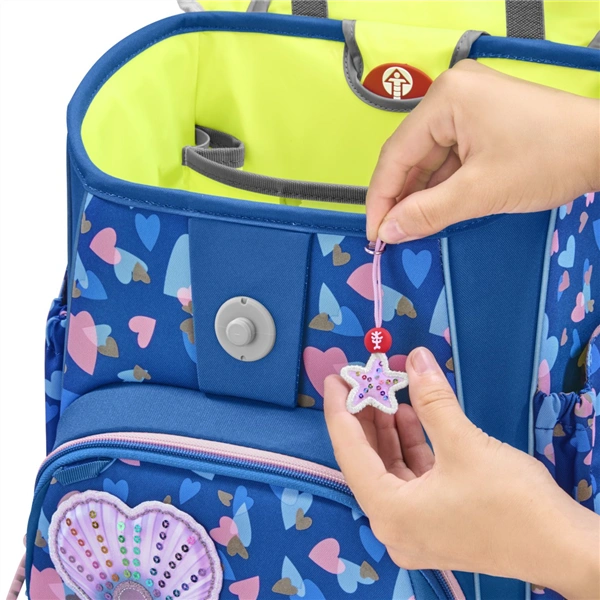 Školní aktovka Step by Step CLOUD REFLECT, Seashell Pearl - 5 dílný set, AGR certifikát