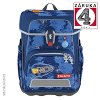 Školní aktovka Step by Step CLOUD REFLECT, Rocket Novo - 5 dílný set, AGR certifikát