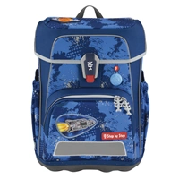 Školní aktovka Step by Step CLOUD REFLECT, Rocket Novo - 5 dílný set, AGR certifikát