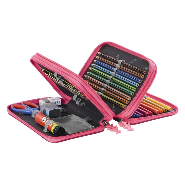 Vybavený třípatrový penál Step by Step XXL, Wild Horse Nora