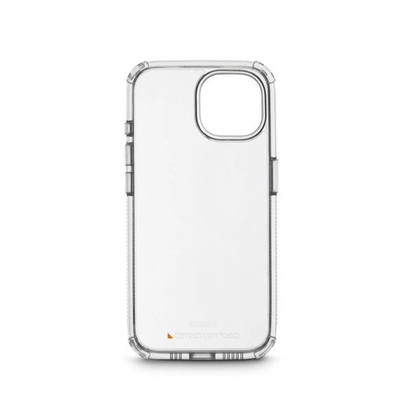 Hama Extreme Protect, kryt pro Apple iPhone 15, materiál D3O®, nežloutne, průhledný