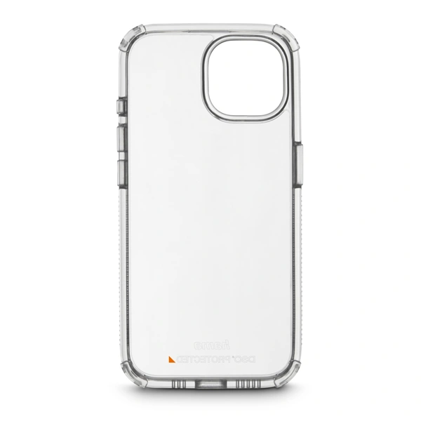 Hama Extreme Protect, kryt pro Apple iPhone 15, materiál D3O®, nežloutne, průhledný