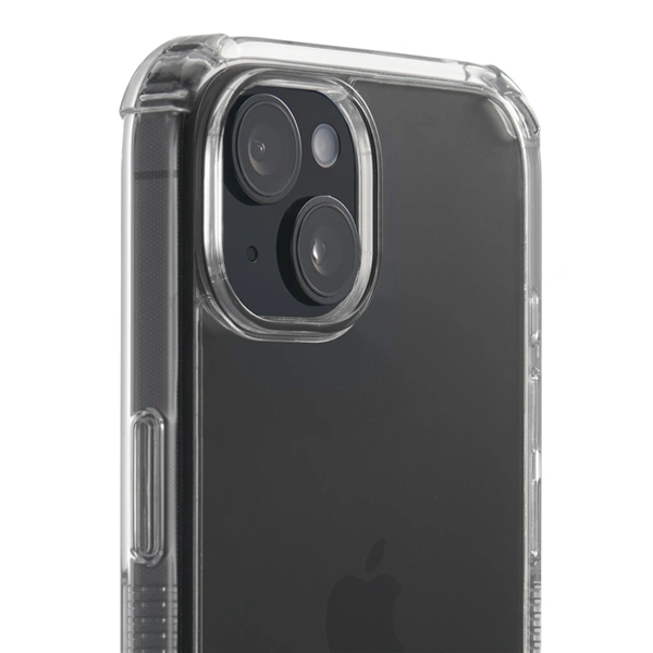 Hama Extreme Protect, kryt pro Apple iPhone 15, materiál D3O®, nežloutne, průhledný