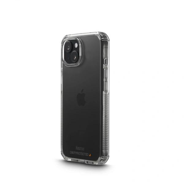 Hama Extreme Protect, kryt pro Apple iPhone 15 Plus, materiál D3O®, nežloutne, průhledný