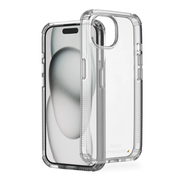 Hama Extreme Protect, kryt pro Apple iPhone 15 Plus, materiál D3O®, nežloutne, průhledný