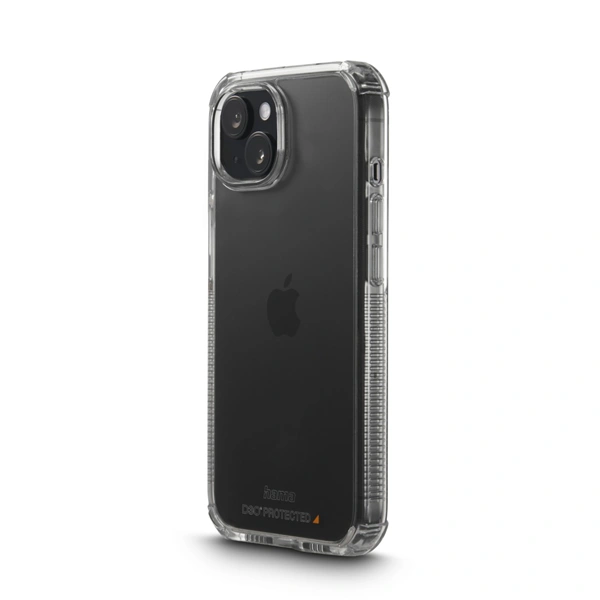Hama Extreme Protect, kryt pro Apple iPhone 15 Plus, materiál D3O®, nežloutne, průhledný