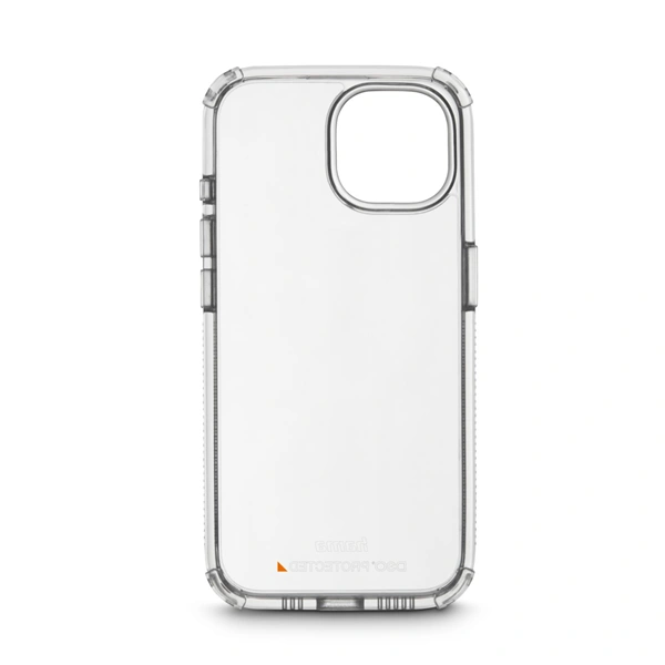 Hama Extreme Protect, kryt pro Apple iPhone 15 Plus, materiál D3O®, nežloutne, průhledný