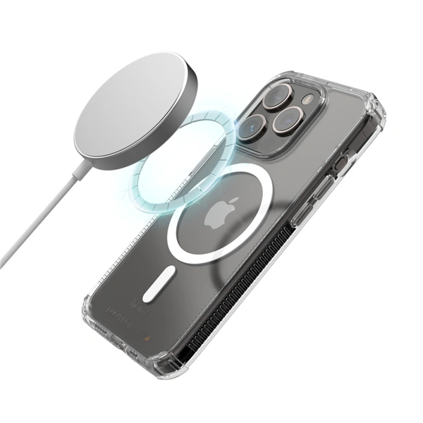 Hama Extreme Protect, kryt pro Apple iPhone 15 Plus, magnetický, D3O®, nežloutne, průhledný