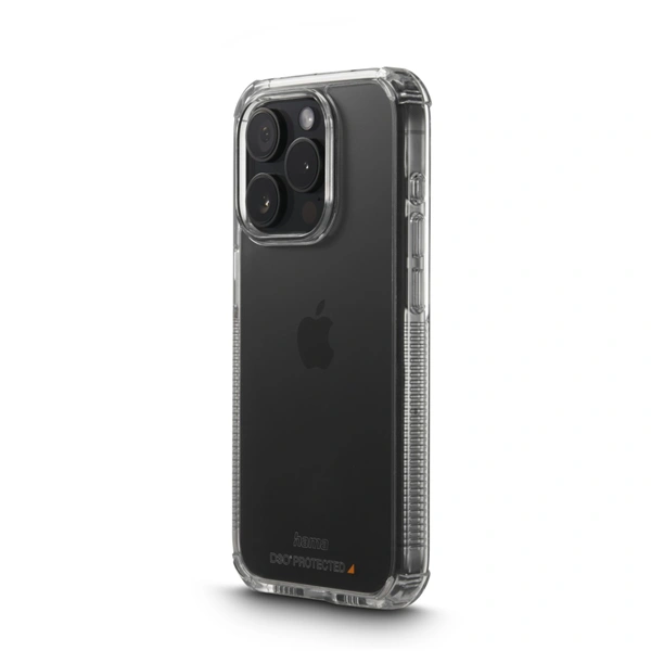 Hama Extreme Protect, kryt pro Apple iPhone 15 Pro Max, materiál D3O®, nežloutne, průhledný