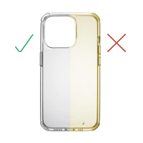 Hama Extreme Protect, kryt pro Apple iPhone 15 Pro Max, materiál D3O®, nežloutne, průhledný