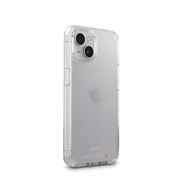 Hama Extreme Protect, kryt pro Apple iPhone 14, materiál D3O®, nežloutne, průhledný