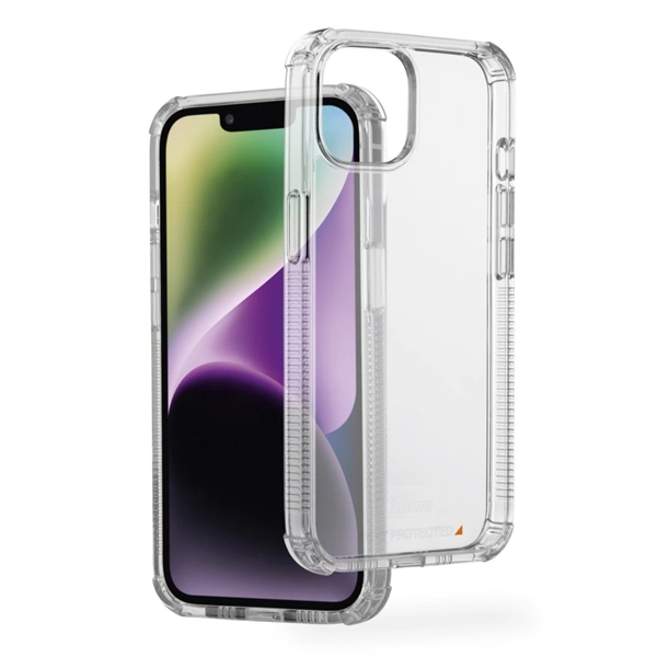 Hama Extreme Protect, kryt pro Apple iPhone 14, materiál D3O®, nežloutne, průhledný