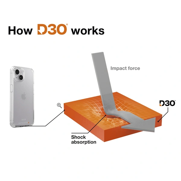 Hama Extreme Protect, kryt pro Apple iPhone 14, materiál D3O®, nežloutne, průhledný