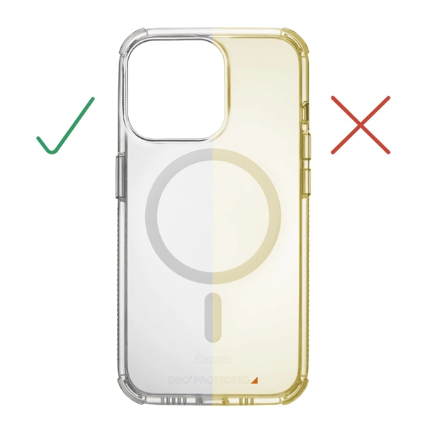 Hama Extreme Protect, kryt pro Apple iPhone 14, magnetický, D3O®, nežloutne, průhledný