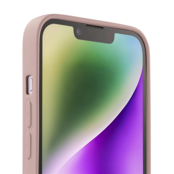 Hama Fantastic Feel, kryt pro Apple iPhone 14, hebký povrch, barva nude