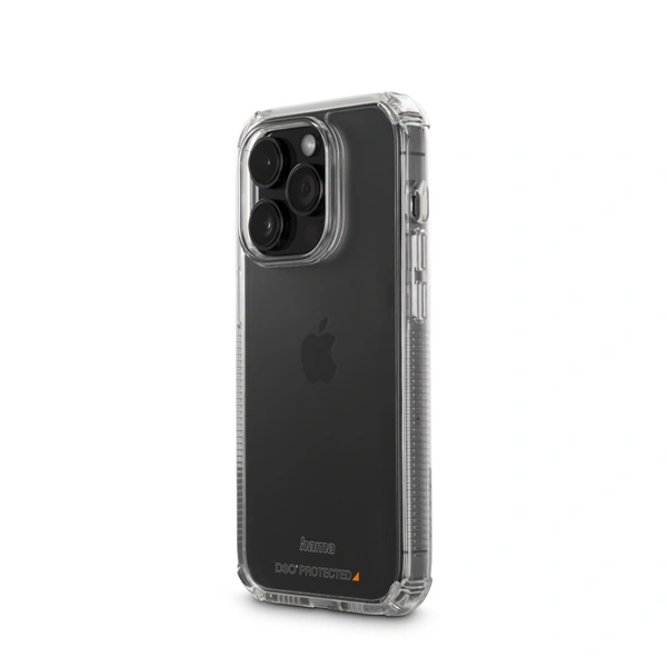 Hama Extreme Protect, kryt pro Apple iPhone 14 Pro, materiál D3O®, nežloutne, průhledný