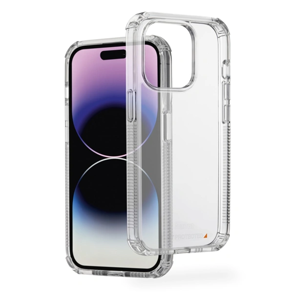 Hama Extreme Protect, kryt pro Apple iPhone 14 Pro, materiál D3O®, nežloutne, průhledný