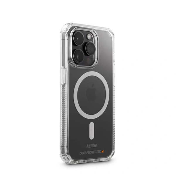 Hama Extreme Protect, kryt pro Apple iPhone 14 Pro, magnetický, D3O®, nežloutne, průhledný