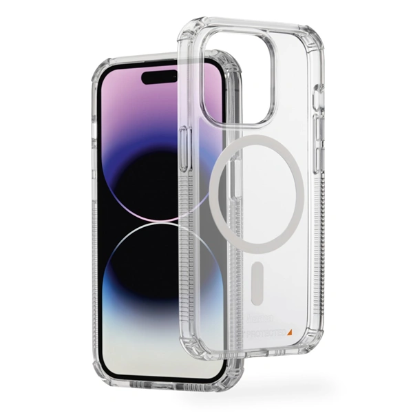 Hama Extreme Protect, kryt pro Apple iPhone 14 Pro, magnetický, D3O®, nežloutne, průhledný