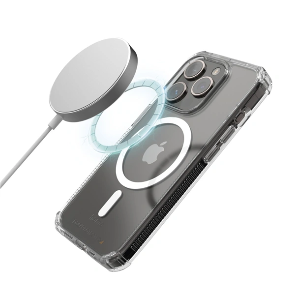 Hama Extreme Protect, kryt pro Apple iPhone 14 Pro, magnetický, D3O®, nežloutne, průhledný