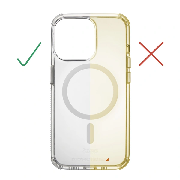 Hama Extreme Protect, kryt pro Apple iPhone 14 Pro, magnetický, D3O®, nežloutne, průhledný