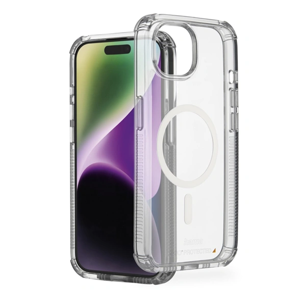 Hama Extreme Protect, kryt pro Apple iPhone 14 Plus, magnetický, D3O®, nežloutne, průhledný