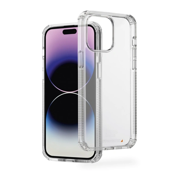 Hama Extreme Protect, kryt pro Apple iPhone 14 Pro Max, materiál D3O®, nežloutne, průhledný