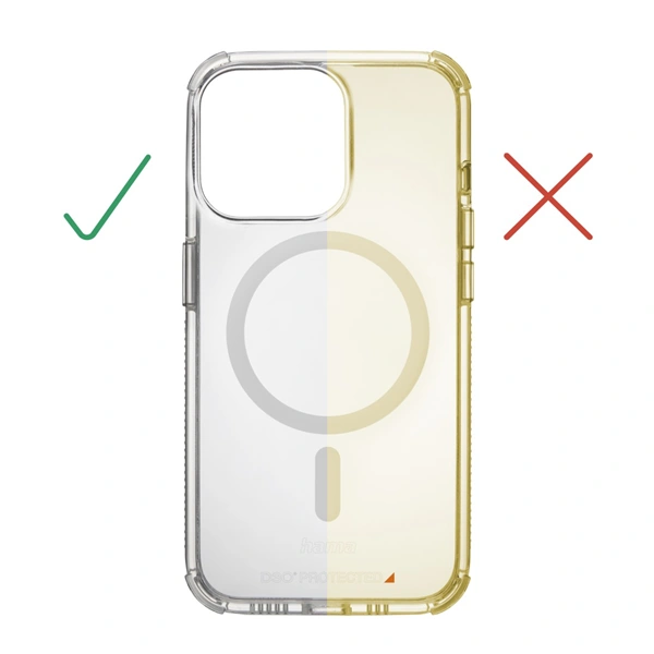 Hama Extreme Protect, kryt pro Apple iPhone 14 Pro Max, magnetický, D3O®, nežloutne, průhledný