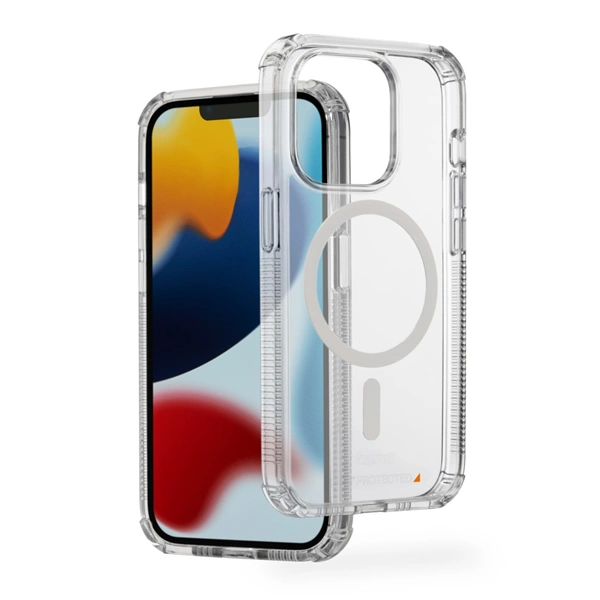 Hama Extreme Protect, kryt pro Apple iPhone 13 Pro, magnetický, D3O®, nežloutne, průhledný